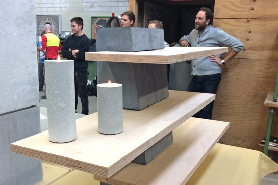 Beton-Workshop der Hochschule Konstanz und der Handwerkskammer Freiburg 2014